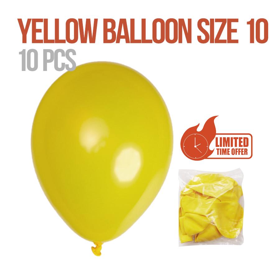Yellow Balloon s10 x 10